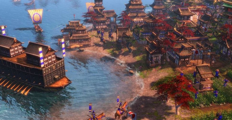 Age of Empires 3 oyunundan bir ekran görüntüsü.